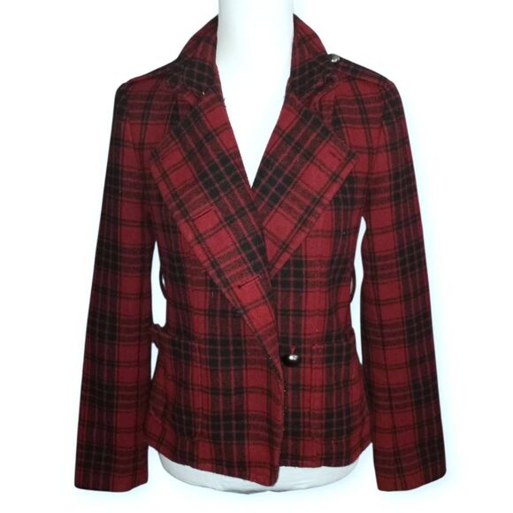 FOREVER 21 RED & BLACK JACKET SZ.S GUC - Picture 1 of 8